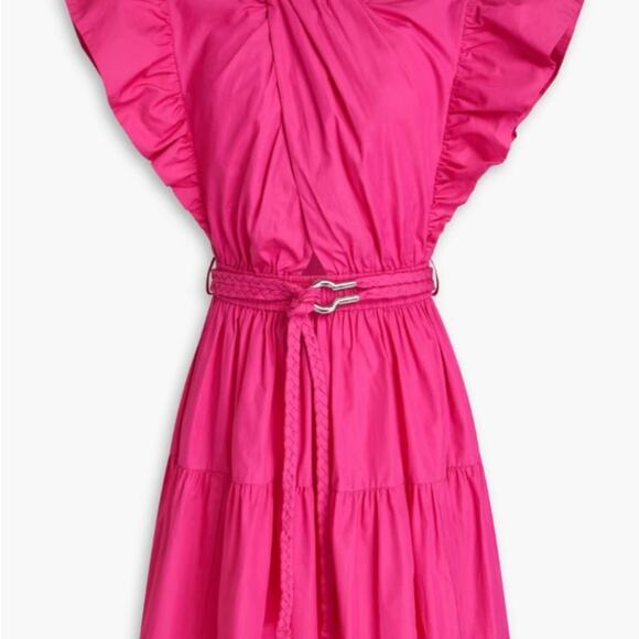 10 Crosby Derek Lam Dresses & Skirts - NWOT - 10 Crosby Derek Lam Pink Sleeveless Ruffled Mini Dress